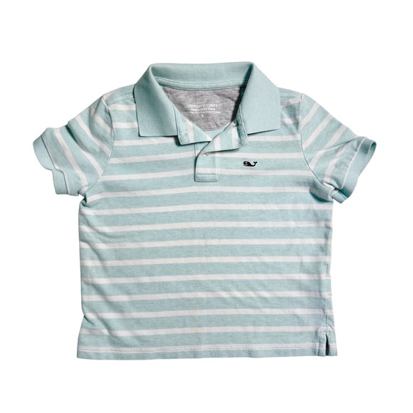 Vineyard Vines Other - Vineyard Vines Pique Polo Shirt 5 Blue White Striped Edgartown Short Sleeve